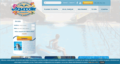 Desktop Screenshot of costa-dorada.aquopolis.es